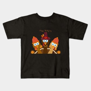 Happy Thanksgiving Kids T-Shirt